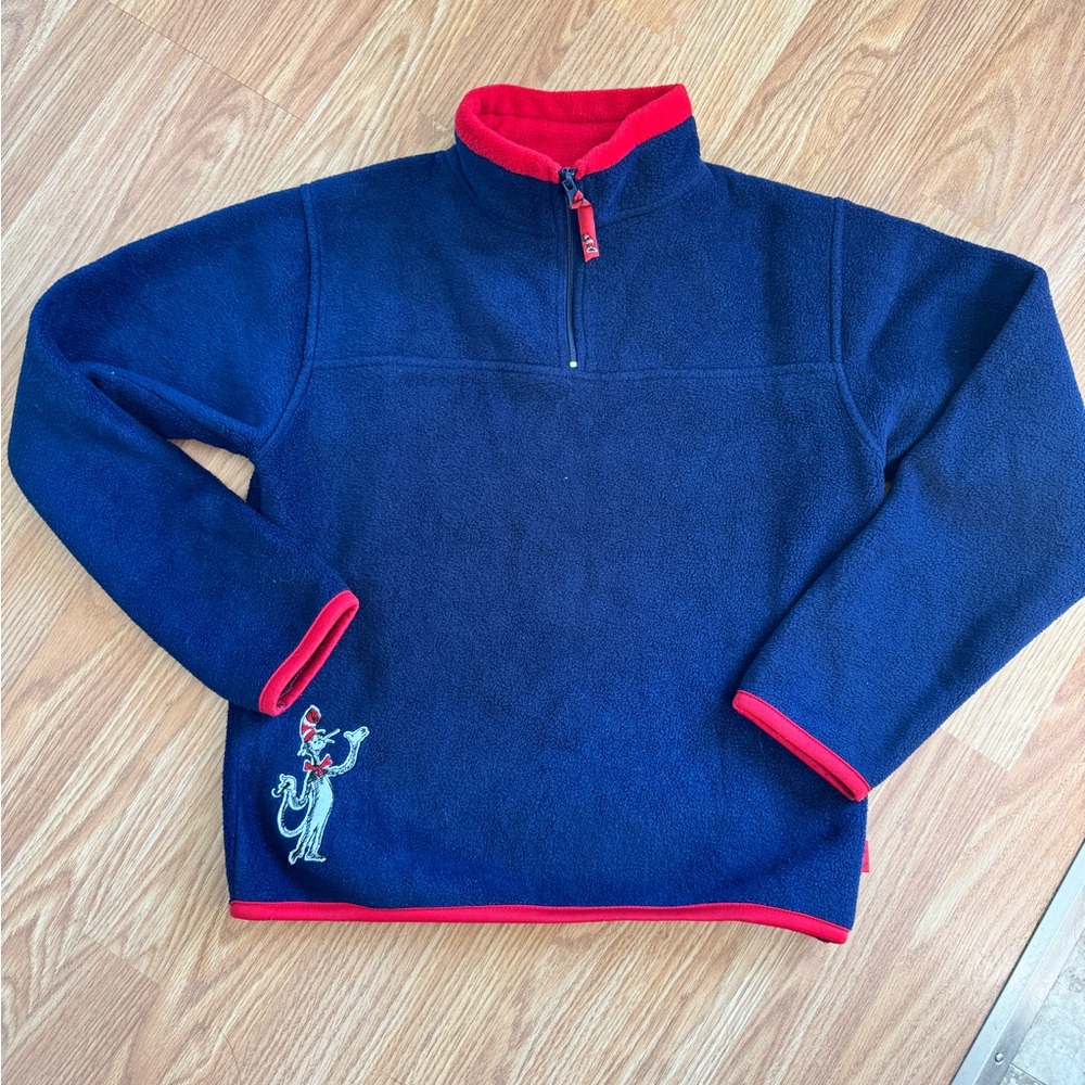 Vintage 2003 Dr Seuss fleece half zip